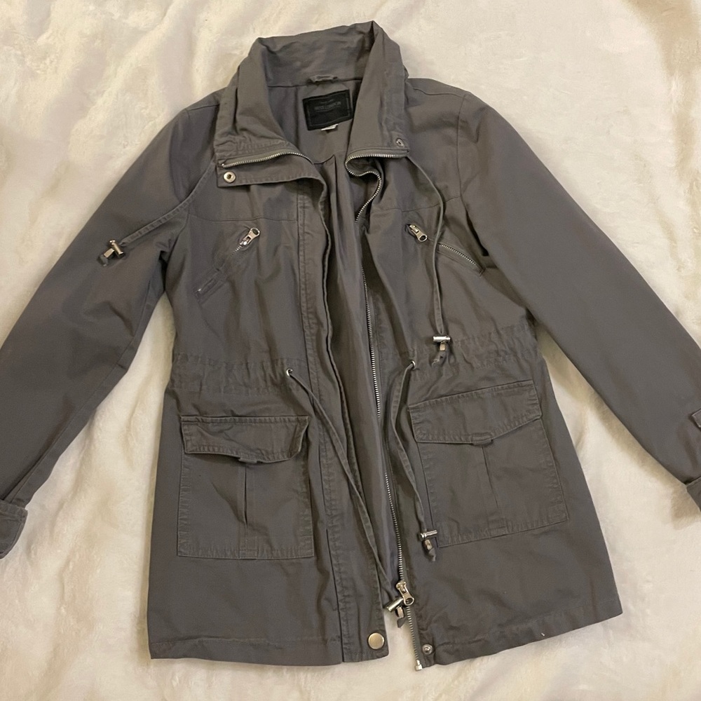 Miss London - Grey Coat/Jacket